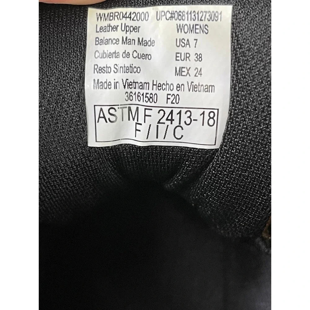 Brahma Steel Toe Boots Men's Size 7 Waterproof Safety Shoe Slip Resistant